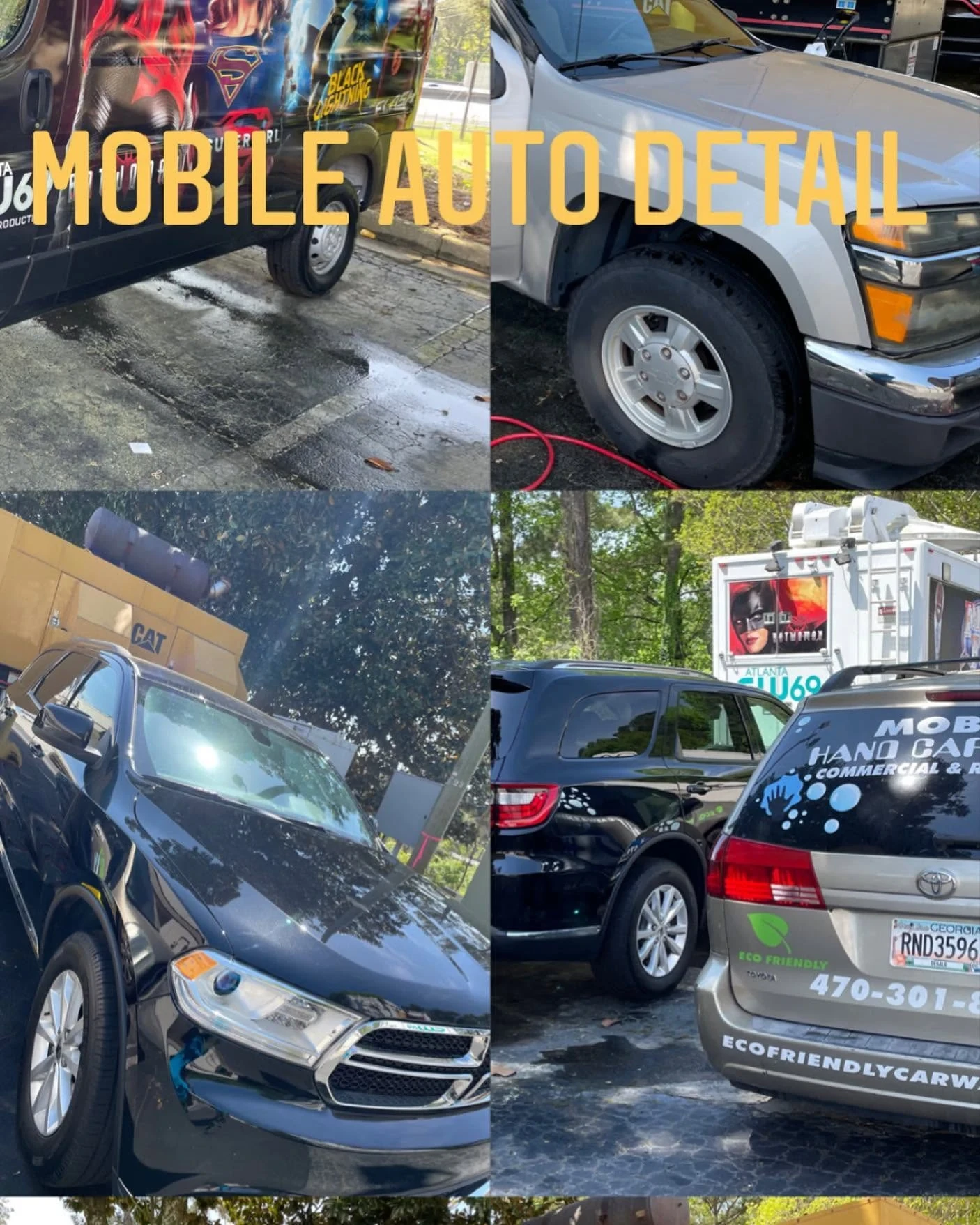 Finished mobile auto detailing results on a vehicle in Atlanta